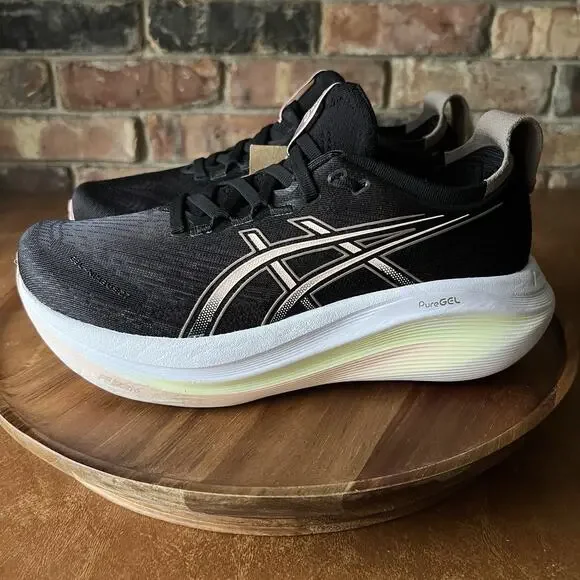 ASICS GEL-Nimbus 27 Max Cushion Women's 8 Black Breeze Running Sneakers Shoes - Picture 11 of 16